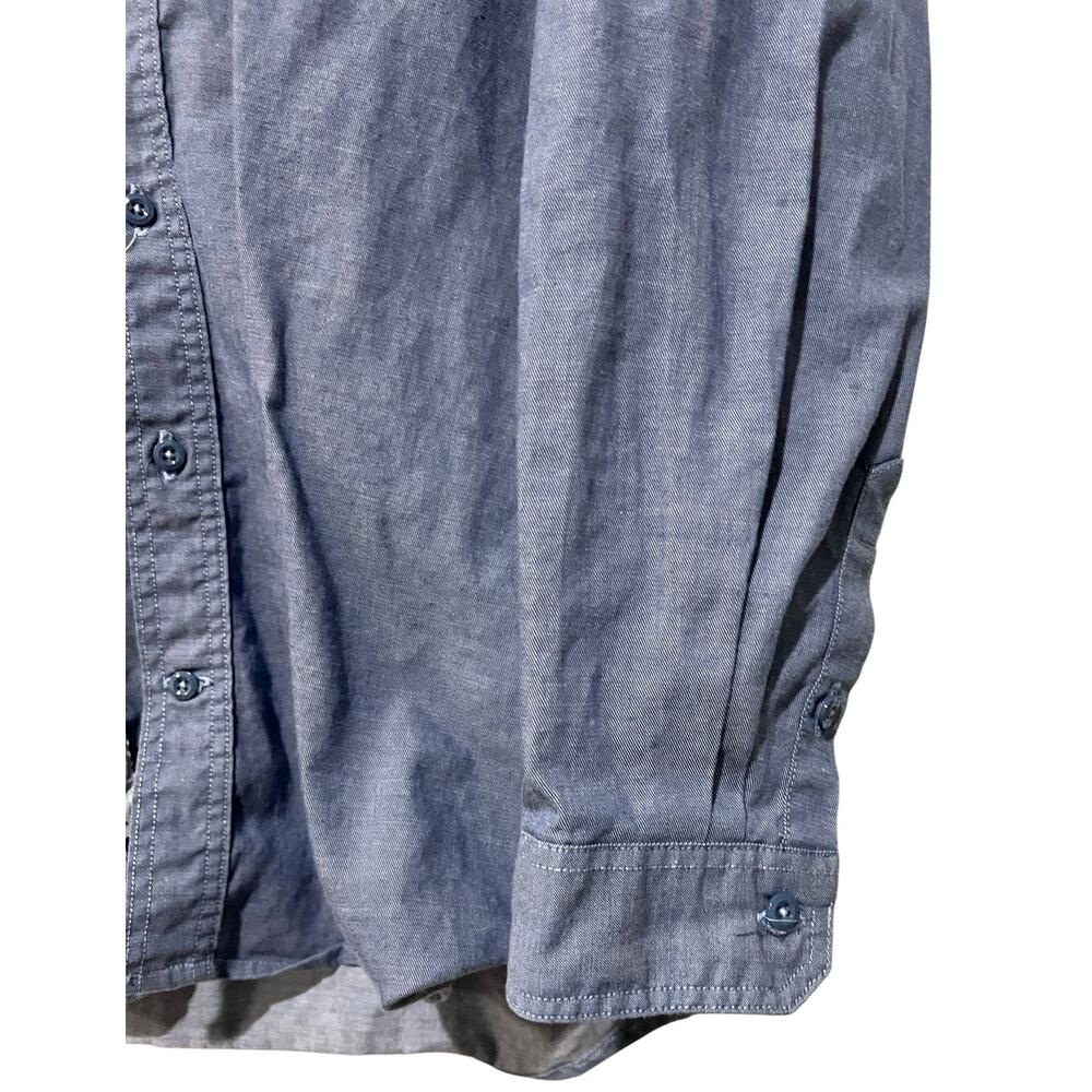 Carhartt Sportswear FR Mens FRS004-CBL Flame Resistant Chambray Blue XLT - Picture 3 of 7